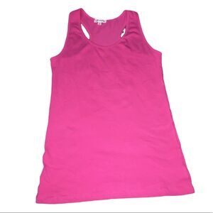 NWOT Zenana Outfitters Hot Pink Racerback Tank Top Size Medium
